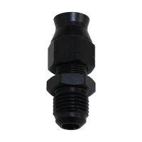 ▲❄ 6 AN Female to 5/16 Male Thread Fuel Hardline Tube Fitting Black Anti-Leak