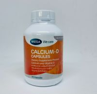 Mega We Care Calcium D 90 Capsules เมก้า วี แคร์ แคลเซียม ดี 90 แคปซูล กระดูกและฟัน [1กระปุก]