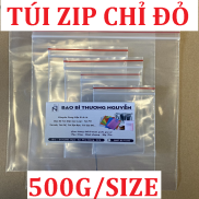 500G Túi Zip Đỏ, Đựng Linh Kiện, Thực Phẩm SIZE Tùy Chọn