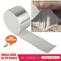 ☼✙☼ Self Adhesive High Temperature Aluminum Foil Butyl Rubber Tape Resistance Waterproof For Roof Pipe Repair Stop Leak Sticker