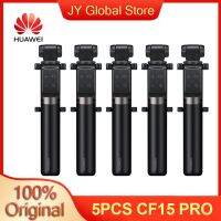 5ชิ้น HUAWEI CF15 Pro ขาตั้งกล้องท่องเที่ยวไร้สายเซลฟี่่บลูทูธสติ๊กควบคุมขาตั้งกล้องแบบพกพา Monopod มือถือสำหรับ IOS. Huawei โทรศัพท์