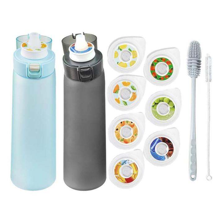 Air Water Bottle with 7 Flavor Pods, 650ML Fruit Fragrance Water