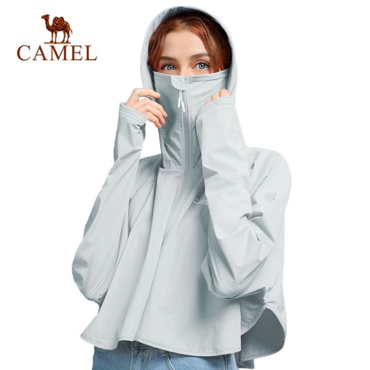 camel-เสื้อคลุมกันแดด-กันลม-ผู้หญิง-เสื้อคลุมกีฬา-เสื้อคลุม-ป้องกันรังสียูวี-5211042