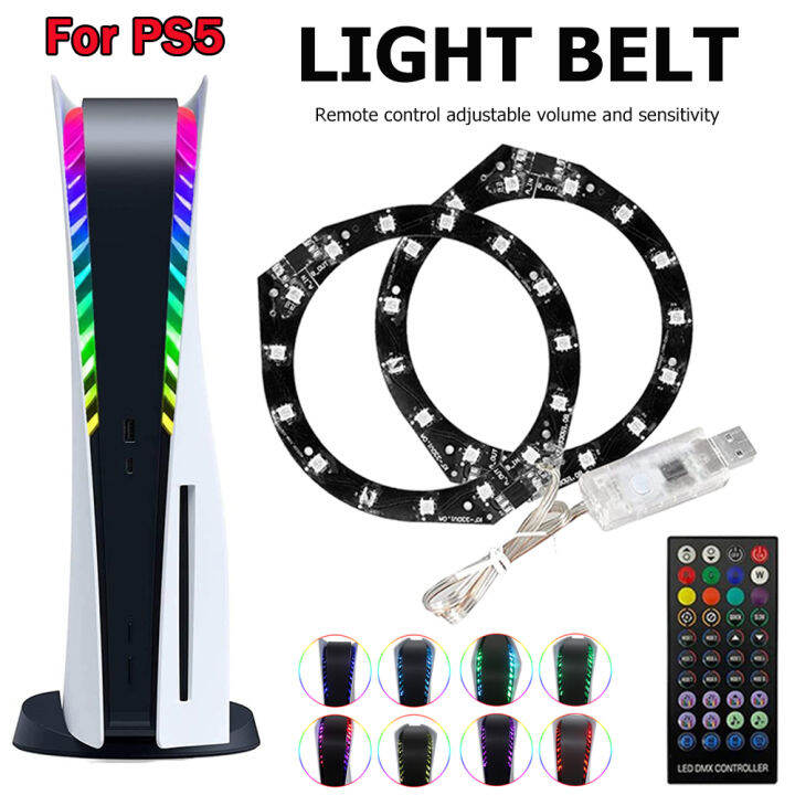 สำหรับ PS5 LED Light Bar 8 สี RGB Atmosphere Light สำหรับ PS5 อุปกรณ์