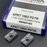 APKT1003 PDTR LT30 เครื่องมือกลึงคาร์ไบด์แทรกเครื่องมือกลึง APKT 1003 เครื่องมือตัดคุณภาพสูง CNC Milling inserts