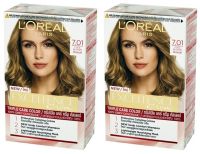 LOREAL PARIS EXCELLENCE CREME NO. 7.01 Cool Blonde ลอรีอัล ปารีส เอกซ์เซลเลนซ์ ครีมเปลี่ยนสีผม เบอร์ 7.01 สีบลอนด์โทนเย็น (แพ็คคู่)