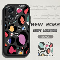 Case4you สำหรับ OPPO A58 4G A78 4G หญิงสาวเคสมือถือปกหนัง PU ซิลิโคนนิ่มให้ความรู้สึกเพรียวบางลายการ์ตูนดอกไม้รักหลังหนังหัวใจ