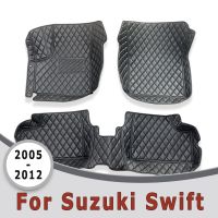 Car Floor Mats For Suzuki Swift 2012 2011 2010 2009 2008 2007 2006 2005 Carpets Auto Interior Parts Accessories Products Pads