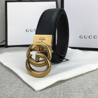 【3.4CM】Mens Alloy Automatic Buckle Belt Business Casual Fashion GG Genuine Leather Outdoor Belt Genuine Leather Belts bnn