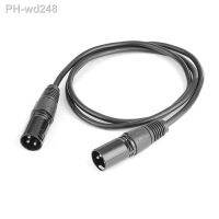 【CW】卐⊕  3 Pin Male To Microphone Extension Cable Audio Cables Cord Wire