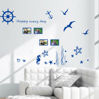 Ocean Photo Wall Wall Stickers Living Room Background Stickers Living Room Bedroom and Wedding Room Background Wall Sofa Wall Wall Stickers