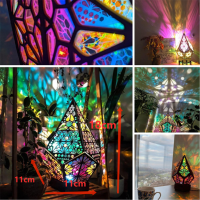 Floor Lamp Plastic Bohemian Light Bohemian Style Decor Gift for Home Garden