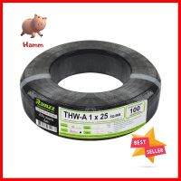 สายไฟ THW-A RANZZ 1x25 ตร.มม. 100 ม. สีดำELECTRIC WIRE THW-A RANZZ 1X25SQ.MM 100M BLACK **ด่วน สินค้าเหลือไม่เยอะ**