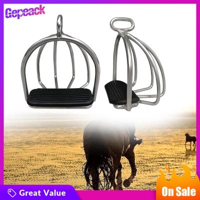 Gepeack โกลนขี่ม้า2x เพื่อความปลอดภัยอุปกรณ์ตกแต่งจักยานม้าเครื่องมือขี่ม้า