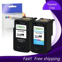 1PK Remanufactured PG-210CL-211XL Black/Color Ink Cartridge Compatible For Canon PIXMA IP2700 MX420 340 MP280 495 Inkjet Printer