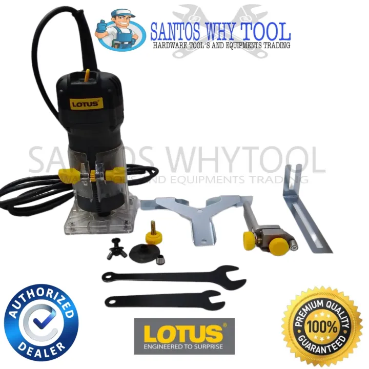 Lotus Palm Router 550W 1/4" Collet LTPR550X Lazada PH