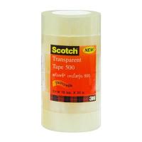 [คุ้มค่าราคา!] เทปใสแกน 3 นิ้ว SCOTCH รุ่น 500 XT002061916 ขนาด 18 มม. x 33 เมตร (แพ็ค 8 ม้วน)