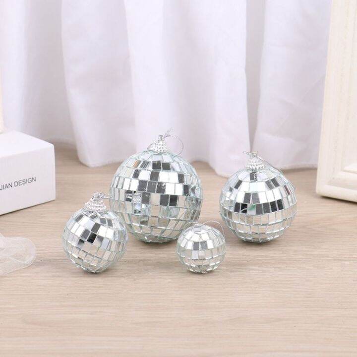 BUCUNJIEDI Baby Shower Disco Balls Retro Birthday Mini Disco Ball Cake