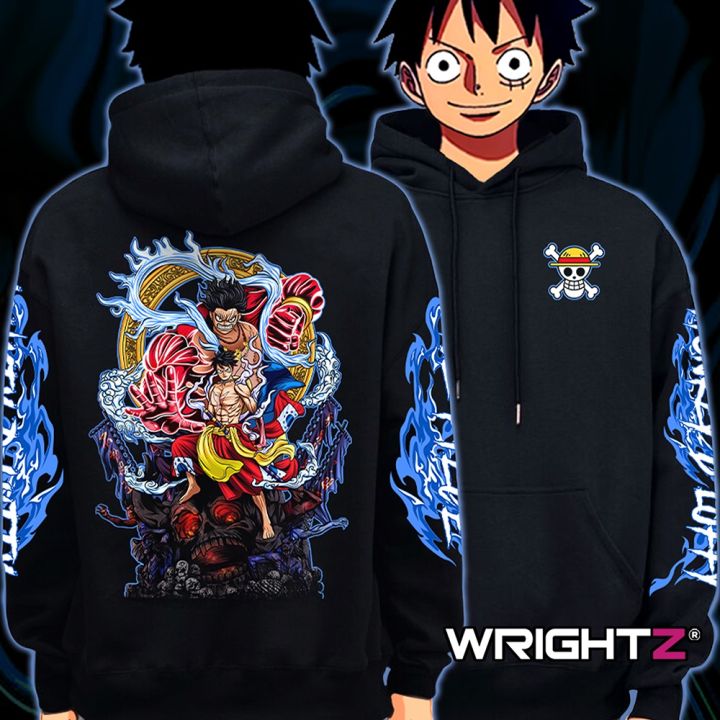 gFPO /Áo hoodie anime Wrightz Monkey D. Luffy One Piece đảo hải tặc unisex  oversize street wear! 