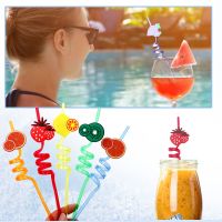 ๑ 5pcs Disposable Plastic Straws Flexible Straws For Banquet Bar Cocktail Smoothies Drinking Straws Multi Colored Disposable Straw