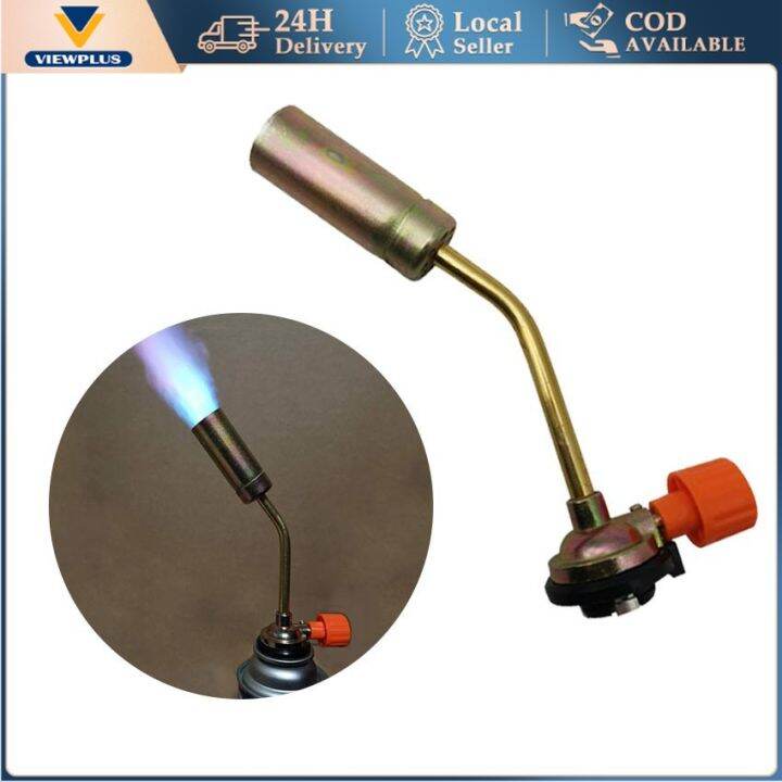 Flame Butane Gas Torch Burner Jet Fire Lighter Soldering Picnic Camping