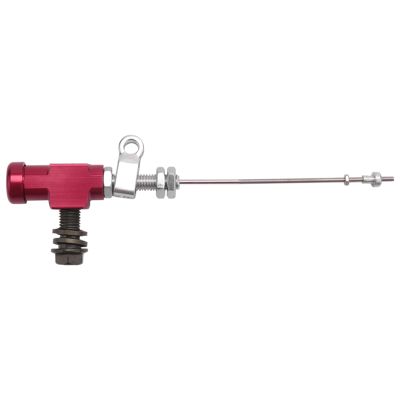 Motorcycle Hydraulic Clutch Master Cylinder Rod Brake Pump M10x1.25mm Aluminum red