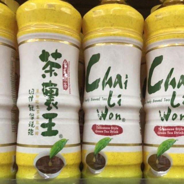 600ml Chaliwon green tea cha li won tea taiwan style tea drink normal