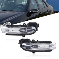 2ชิ้น LED กระจกมองหลังเลี้ยวไฟสำหรับ -Benz W203 2004-2007ประตูปีกมองหลังกระจกมองหลังโคมไฟ