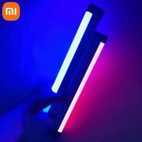 [Qingxin fabrics] Xiaomi ไฟ LED เติมแสงมือถือแบบไร้สายแฟลชวิดีโอ LED โคมไฟสำหรับถ่ายภาพยูเอสบีชาร์จได้บรรยากาศไม้ส่องแสงแสงเซลฟี่