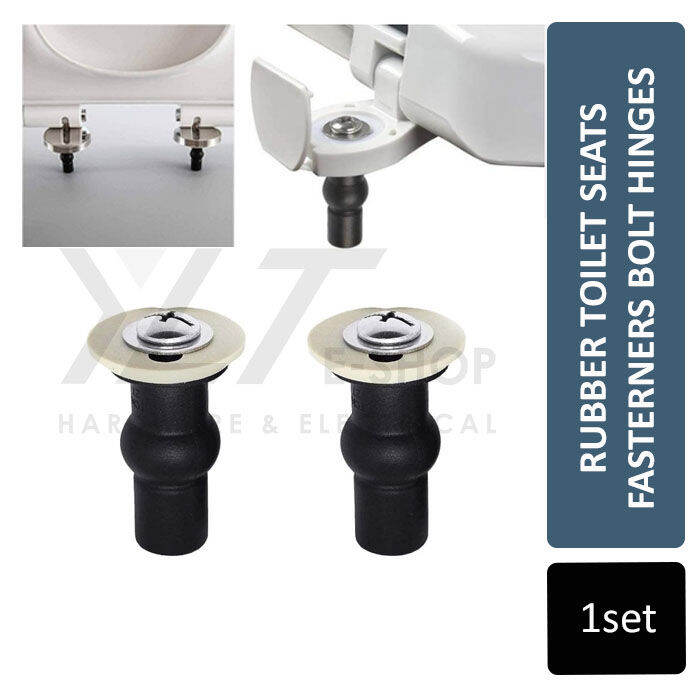 Rubber Toilet Seats Fasteners Bolt Hinges (toilet seat hinges) Lazada