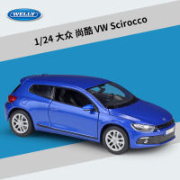 Willy welly1:24 โฟล์คสวาเกน ShangCool โฟล์คสวาเกน Scirocco รถสปอร์ตจำลองล้อแม็กซ์รถของขวัญ IKN3