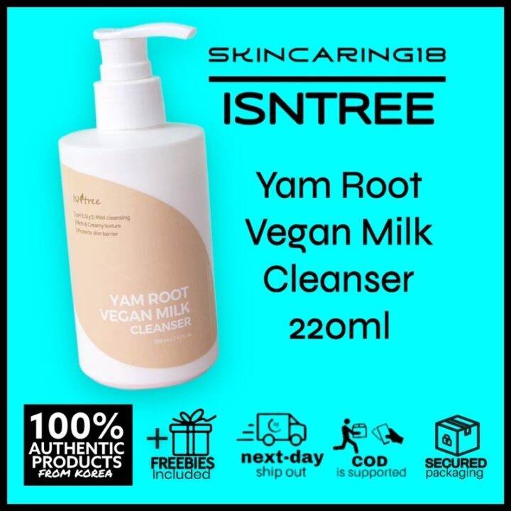 ISNTREE Yam Root Vegan Milk Cleanser 220ml by SkinCaring18 Lazada PH