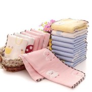 HCMKhăn tắm sợi tre 4 lớp bo viền cho bé khăn tắm cho trẻ kích thước 80