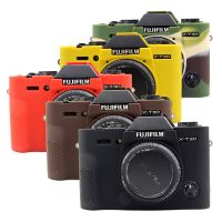 ปลอกซิลิโคนกระเป๋าใส่กล้องถ่ายรูปอ่อนสำหรับ Fujifilm XT10 XT30 XT20เคสซิลิโคน Ruer เคสกล้องปกป้องตัวเครื่องป้องกันตัวเครื่อง