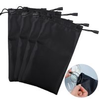 【cw】hot 10Pcs Soft Sunglasses Drawstring Microfiber Dust Storage Glasses Eyewear