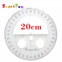 360 Degree Protractor Double Scale Value Diameter 20cm Ruler Transportador De Angulos 360º Gradenboog Cirkel