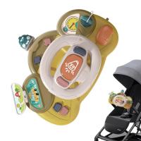 Toddler Steering Wheel Multifunctional Interactive Toy Steering Wheel with Realistic Sound and Light Kids Steering Wheel for Toddler Boys and Girls Ages 1 Drive Car Toys practical