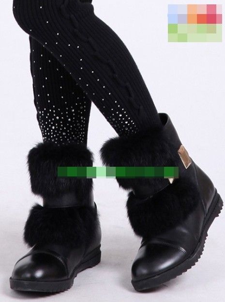 กันน้ำซึมพร้อมลุยหิมะ-รองเท้าบูทกันหนาว-winter-boots-ติดเฟอร์-size-28-36