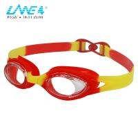 LANE4 Kids Swimming Goggles  Anti-Fog  UV Protection  Waterproof  For Ages 2-6 Year-Old #335 Red Goggles