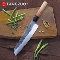 8 inch Japanese Chef Knife Hand forged High Carbon Kiritsuke Shape 8Cr14CoMov 3layer composite Steel Professional Kitchen Knive