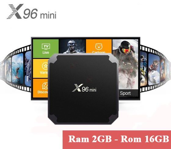 TV Box X96 mini 2G 16G Siêu mạnh siêu mượt Xem truyền hình phim online  youtube kết nối wifi không dây, đầu thu số 1 hoạt động mạnh 