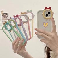 สินค้าใหม่พร้อมส่ง?✨ เคสมือถือ เคสซิลิโคนขอบสีขอบน่ารักๆ ขอบโบว์ CS66 เคสสีพาสเทลเคสไอโฟน