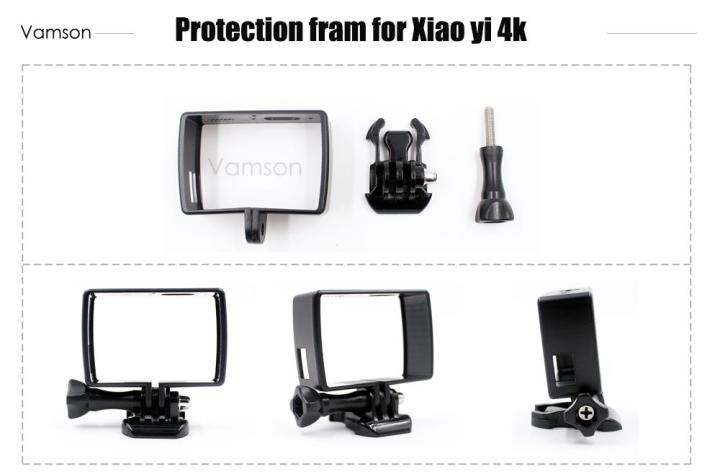 housing-side-mount-protect-frame-case-for-xiaomi-yi-4k-sports-action-camera-2-with-mount-base-and-screw-vp645