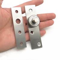 Stainless Steel Rotating Hinge 360 Degree Rotation Axis Up and Down Location Shaft Hidden Pivot Door Hareware Accessories Door Hardware  Locks