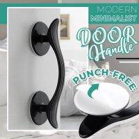 Punch-free Self Adhesive Door Dandles Modern Wardrobe Pulls Handle Window Cabinet Drawer Knob Minimalist Furniture Decor Handle Door Hardware Locks