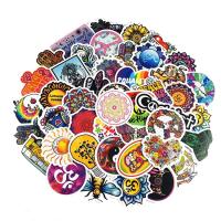 10/25/50pcs Love Peace Hippie Graffiti Stickers Aesthetic Decals Travel Luggage Notebook Car Motorcycle Skateboard Laptop Phone