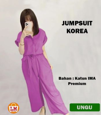 ชุดจัมพ์สูทชุดจั๊มสูทสตรีชุดจั๊มสูทชารีน่าแบบเกาหลีใหม่ล่าสุดราคาถูกขายดีที่สุดราคาถูก LMS 14049 23756