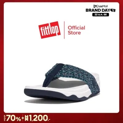 FITFLOP SURFA GEO-WEBBING รองเท้าแตะแบบหูหนีบผู้หญิง รุ่น GA4