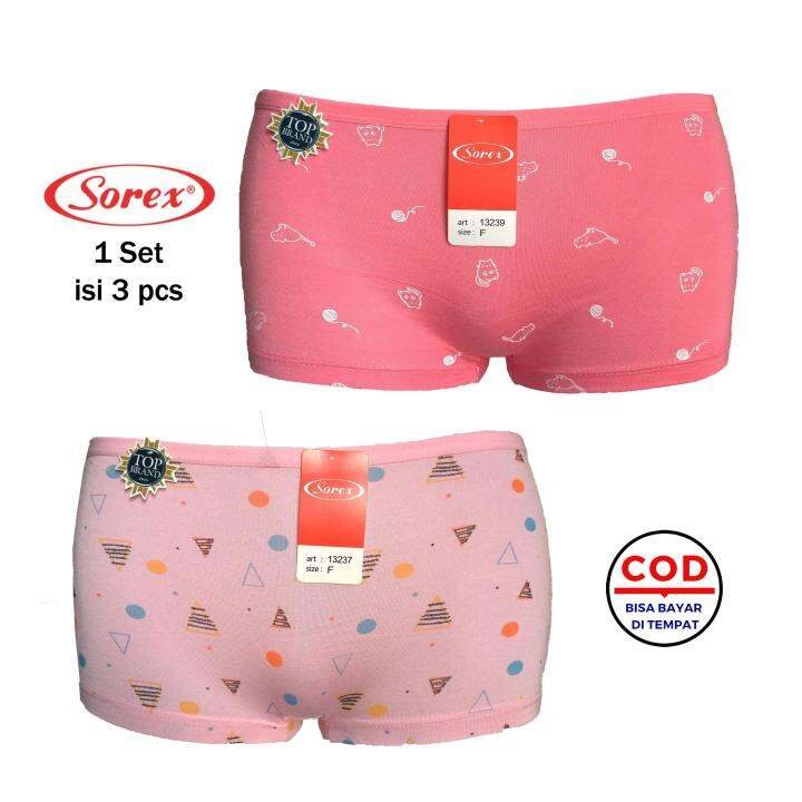 SOREX - 3 Pcs Celana Dalam model Boxer SOREX | Lazada Indonesia