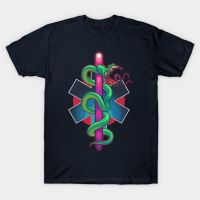 Unique Medical Paramedics Caduceus And Star Of Life Symbol T Shirt. New 100% Cotton Short Sleeve O-Neck T-Shirt Casual Clothing - T-Shirts - Aliexpress